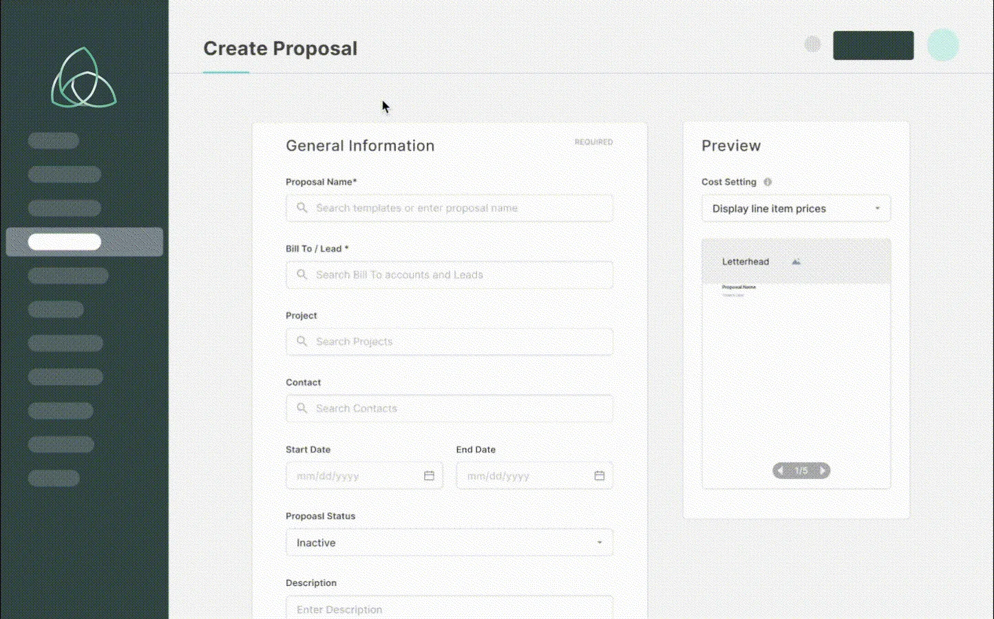 Quoting and Proposals